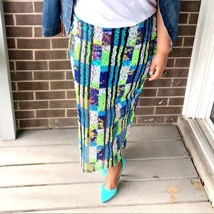 Multi Sequin Skirt